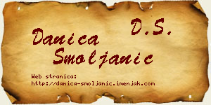 Danica Smoljanić vizit kartica